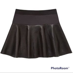 NWT Rebecca Minkoff drop waist skater skirt skort vegan leather Medium M